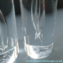 Load image into Gallery viewer, 1990s Large Timo Sarpaneva Chunky Clear Glass "JANUS" Candlestick for Iittala
