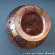 Load image into Gallery viewer, LARGE 1990s Isle of Wight Pink AZURENE Globular Studio Glass with Paper Label
