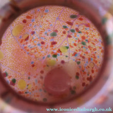 Load image into Gallery viewer, LARGE 1990s Isle of Wight Pink AZURENE Globular Studio Glass with Paper Label

