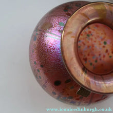 Load image into Gallery viewer, LARGE 1990s Isle of Wight Pink AZURENE Globular Studio Glass with Paper Label
