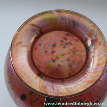 Load image into Gallery viewer, LARGE 1990s Isle of Wight Pink AZURENE Globular Studio Glass with Paper Label
