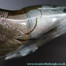 Load image into Gallery viewer, VERY LARGE 1990s Isle of Wight Studio ‘Azurene’ Fish Vase with Original Label (Timothy Harris; c 2009)

