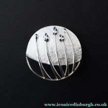 Load image into Gallery viewer, Vintage OLA GORIE Silver Brooch: ROSE BOUDOIR Design in Original Presentation Boxarrings. In Original Box
