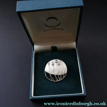 Load image into Gallery viewer, Vintage OLA GORIE Silver Brooch: ROSE BOUDOIR Design in Original Presentation Boxarrings. In Original Box
