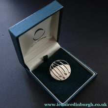 Load image into Gallery viewer, Vintage OLA GORIE Silver Brooch: ROSE BOUDOIR Design in Original Presentation Boxarrings. In Original Box
