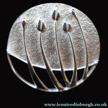 Load image into Gallery viewer, Vintage OLA GORIE Silver Brooch: ROSE BOUDOIR Design in Original Presentation Boxarrings. In Original Box
