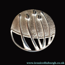 Load image into Gallery viewer, Vintage OLA GORIE Silver Brooch: ROSE BOUDOIR Design in Original Presentation Boxarrings. In Original Box
