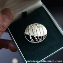 Load image into Gallery viewer, Vintage OLA GORIE Silver Brooch: ROSE BOUDOIR Design in Original Presentation Boxarrings. In Original Box

