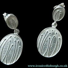Load image into Gallery viewer, Vintage OLA GORIE Silver Brooch: MACHAIR Brooch with Matching Pierced Earrings. In Original Box
