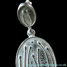 Load image into Gallery viewer, intage OLA GORIE Silver Brooch: MACHAIR Brooch with Matching Pierced Earrings. In Original Box
