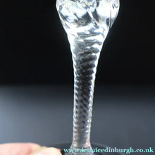 Load image into Gallery viewer, 1990s Pair of Concorde Long Stemmed Wine Glasses. Flights of Fantasy Commemorative Souvenir - Advertising Item
