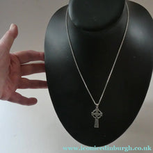 Load image into Gallery viewer, Vintage 1990s Hallmarked Silver Iona Cross Pendant
