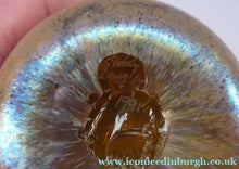 Load image into Gallery viewer, 1991 Siddy Langley Lustre British Studio Glass Paperweight
