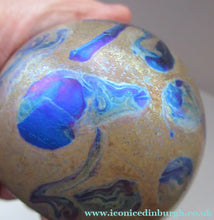 Load image into Gallery viewer, 1991 Siddy Langley Lustre British Studio Glass Paperweight
