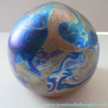 Load image into Gallery viewer, 1991 Siddy Langley Lustre British Studio Glass Paperweight
