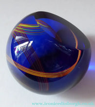 Load image into Gallery viewer, Fabulous LIMITED EDITION Scottish Caithness Glass Paperweight: Virtuoso by Alastair MacIntosh; 1991 - Paperweight
