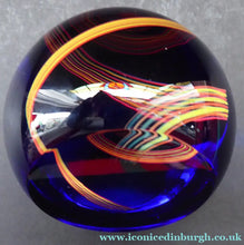 Load image into Gallery viewer, Fabulous LIMITED EDITION Scottish Caithness Glass Paperweight: Virtuoso by Alastair MacIntosh; 1991 - Paperweight
