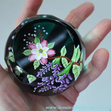 Load image into Gallery viewer, Vintage Limited Edition 1991 Caithness Paperweight WILD ROSE BOUQUET by William Manson
