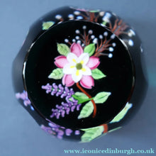 Load image into Gallery viewer, Vintage Limited Edition 1991 Caithness Paperweight WILD ROSE BOUQUET by William Manson
