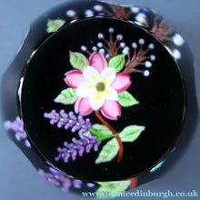 Load image into Gallery viewer, Vintage Limited Edition 1991 Caithness Paperweight WILD ROSE BOUQUET by William Manson
