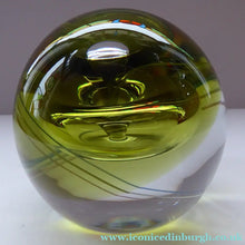 Load image into Gallery viewer, SCOTTISH Caithness Glass LIMITED EDITION Paperweight: Chrysalis by Margot Thomson; 1991
