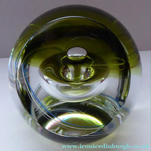 Load image into Gallery viewer, SCOTTISH Caithness Glass LIMITED EDITION Paperweight: Chrysalis by Margot Thomson; 1991
