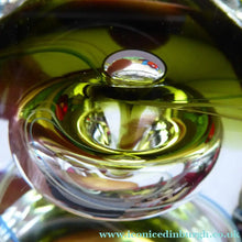 Load image into Gallery viewer, SCOTTISH Caithness Glass LIMITED EDITION Paperweight: Chrysalis by Margot Thomson; 1991
