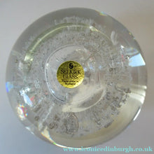 Load image into Gallery viewer, 1991 Magnum Vintage Scottish Selkirk Glass Paperweight Signed Condor
