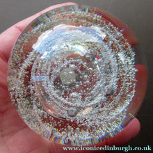 Load image into Gallery viewer, 1991 Magnum Vintage Scottish Selkirk Glass Paperweight Signed Condor
