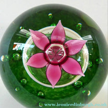 Load image into Gallery viewer, LIMITED EDITION Scottish Caithness Glass Paperweight: HYDROPONIC by Colin Terris; 1992

