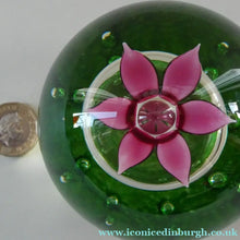 Load image into Gallery viewer, LIMITED EDITION Scottish Caithness Glass Paperweight: HYDROPONIC by Colin Terris; 1992

