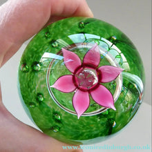 Load image into Gallery viewer, LIMITED EDITION Scottish Caithness Glass Paperweight: HYDROPONIC by Colin Terris; 1992
