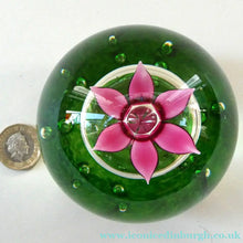 Load image into Gallery viewer, LIMITED EDITION Scottish Caithness Glass Paperweight: HYDROPONIC by Colin Terris; 1992
