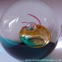 Load image into Gallery viewer, LIMITED EDITION Scottish Caithness Glass Paperweight: Scarab by Colin Terris; 1992
