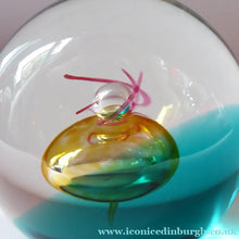 Load image into Gallery viewer, LIMITED EDITION Scottish Caithness Glass Paperweight: Scarab by Colin Terris; 1992
