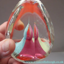 Load image into Gallery viewer, Vintage 1992 Caithness Paperweight Istanbul Limited Edition Harlequin Colours
