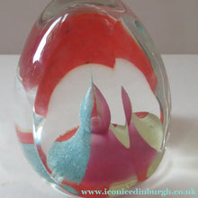 Load image into Gallery viewer, Vintage 1992 Caithness Paperweight Istanbul Limited Edition Harlequin Colours
