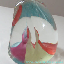 Load image into Gallery viewer, Vintage 1992 Caithness Paperweight Istanbul Limited Edition Harlequin Colours

