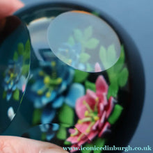 Load image into Gallery viewer, SCOTTISH Limited Edition 1992 Caithness Lampwork Paperweight ROSE GARLAND  by William Manson. Signed to the base 
