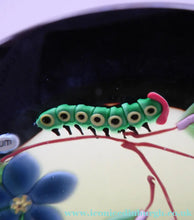 Load image into Gallery viewer, 1993 Limited Edition Caithness CATERPILLAR Paperweight by William Manson
