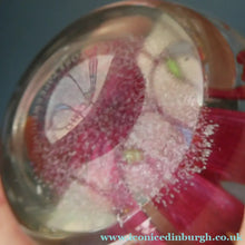 Load image into Gallery viewer, SCOTTISH Caithness Glass Paperweight: FANTASY ORCHID by Alastair MacIntosh; 1993
