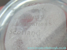Load image into Gallery viewer, Silver Wedding Gift. 1992 Scottish Caithness Glass Paperweight Margot Thomson Congratulations
