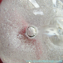 Load image into Gallery viewer, Silver Wedding Gift. 1992 Scottish Caithness Glass Paperweight Margot Thomson Congratulations
