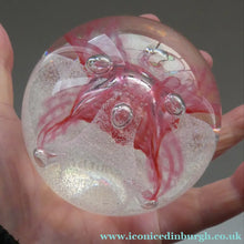 Load image into Gallery viewer, Vintage 1993 Scottish CAITHNESS GLASS Paperweight entitled CONGRATULATIONS by Margot Thomson
