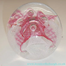 Load image into Gallery viewer, Vintage 1993 Scottish CAITHNESS GLASS Paperweight entitled CONGRATULATIONS by Margot Thomson
