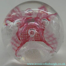 Load image into Gallery viewer, Vintage 1993 Scottish CAITHNESS GLASS Paperweight entitled CONGRATULATIONS by Margot Thomson
