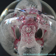 Load image into Gallery viewer, SCOTTISH PAPERWEIGHT. 1993 CAITHNESS GLASS Paperweight entitled CONGRATULATIONS by Margot Thomson
