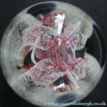 Load image into Gallery viewer, SCOTTISH PAPERWEIGHT. 1993 CAITHNESS GLASS Paperweight entitled CONGRATULATIONS by Margot Thomson
