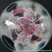 Load image into Gallery viewer, SCOTTISH PAPERWEIGHT. 1993 CAITHNESS GLASS Paperweight entitled CONGRATULATIONS by Margot Thomson
