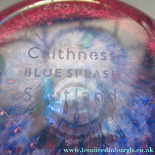 Load image into Gallery viewer, Alastair MacIntosh 1993 Scottish Caithness Glass Paperweight Blue Splash
